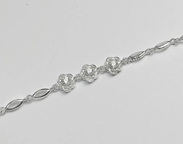 Lắc Tay Bạc Muse Silver Hoa Hồng - Ảnh 2