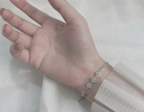 Lắc Tay Bạc Muse Silver Hoa Hồng - Ảnh 3