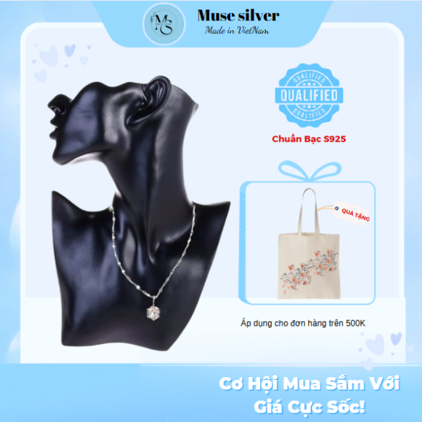 Dây chuyền bạc nữ sợi nhỏ