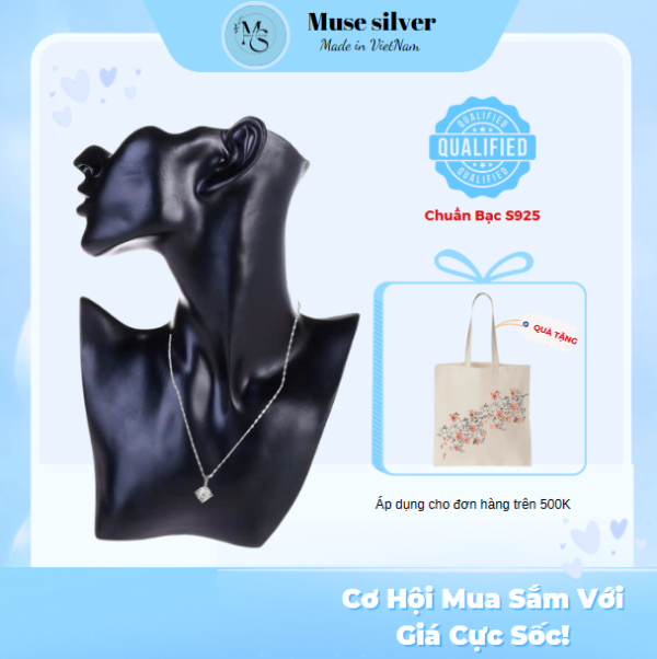 Dây chuyền bạc nữ sợi nhỏ