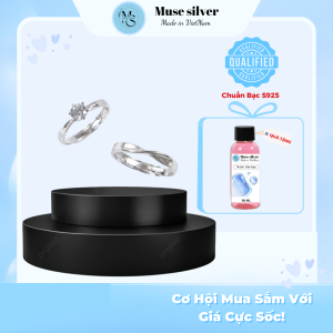 Nhẫn Đôi Bạc MuseSilver