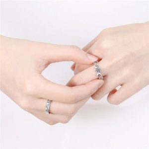 nhẫn đôi khắc tên