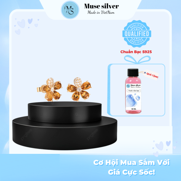 Khuyên tai phong thuỷ nữ – Muse Silver - Ảnh 3