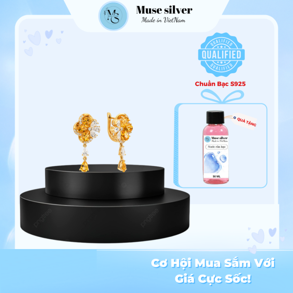 Khuyên tai phong thuỷ nữ – Muse Silver - Ảnh 2