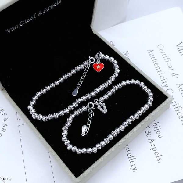 Vòng tay nam nữ có gắn Lá Cờ và biểu tượng Đất Nước Việt Nam -Musesilver - Ảnh 2