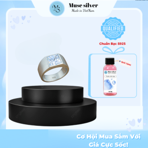 nhẫn bạc cao cấp nam