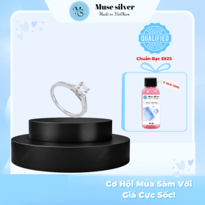 Nhẫn bạc nữ Musesilver S925 – Sang trọng & Tinh tế
