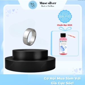 Nhẫn bạc s925 nam trơn