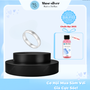nhẫn bạc cao cấp nam